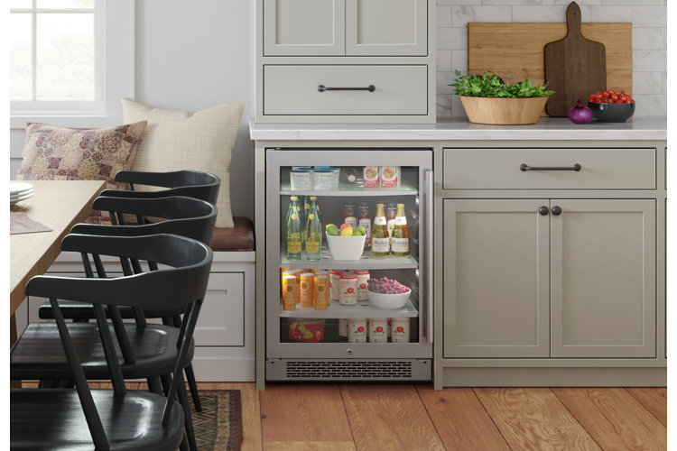 Small built in store beverage refrigerator